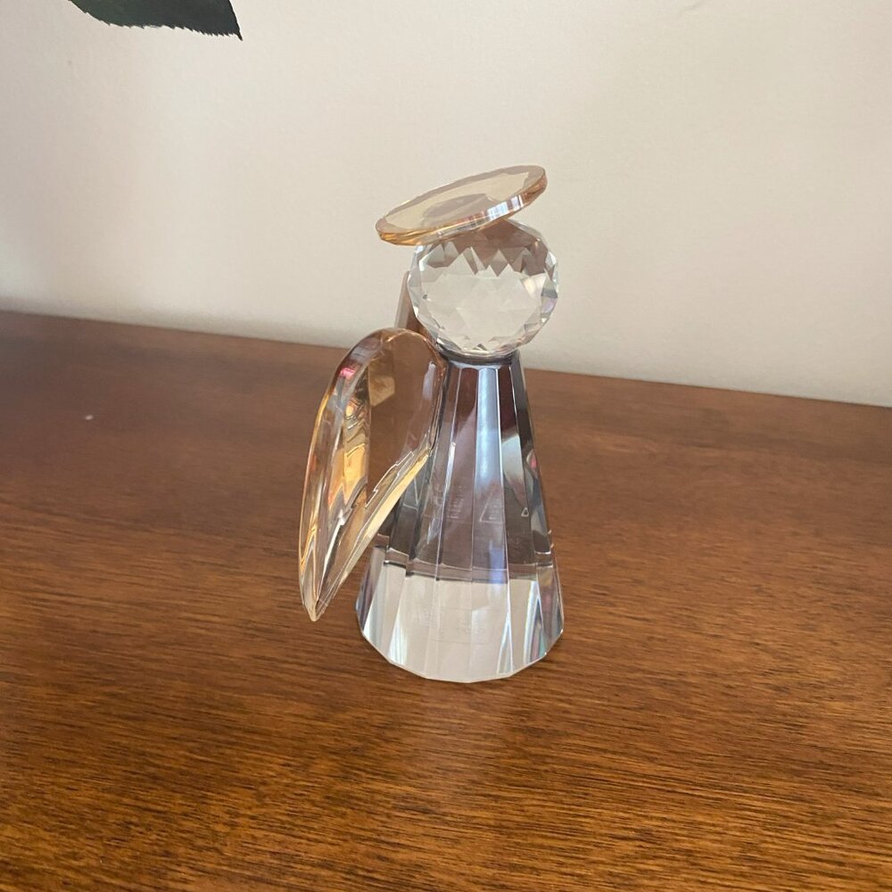 Simon & Designs Crystal Angel Figurine Glass Guardian Angel - Picture 4 of 6